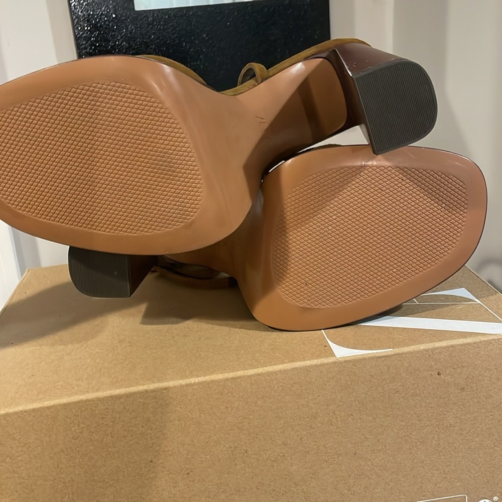Zara suede brown sandals - Picture 5 of 8